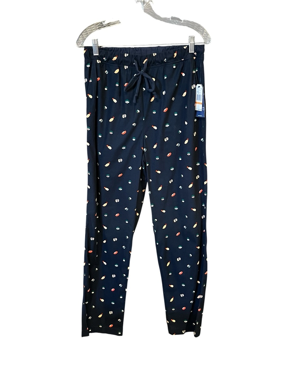 Nautica Sushi Print Pajama Pants Women’s Small Navy Super Soft NWT - Picture 1 of 7